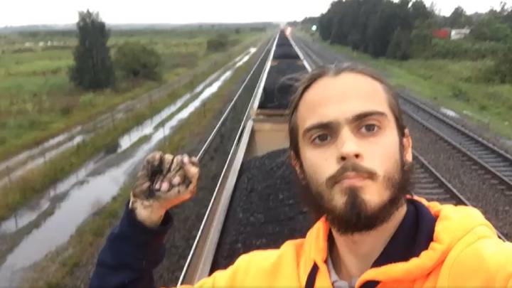 Blockade Australia climate activist Sergeio Herbert