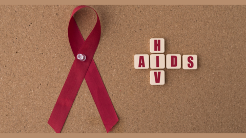HIV AIDS ribbon