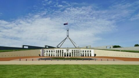 Parliament House in Canberra