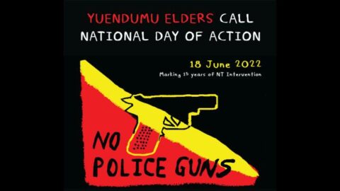 A National Day of Action calling for police guns out of remote Aboriginal communities will take place on 18 June