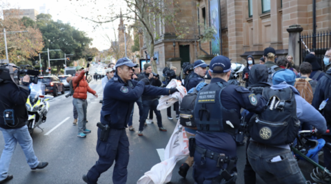 Climate defenders police