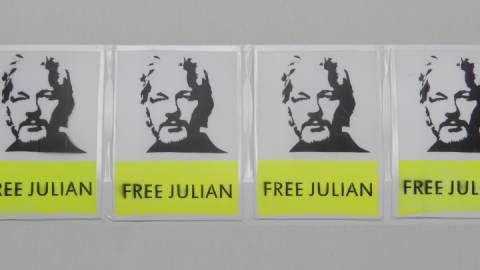 Free Julian Assange posters