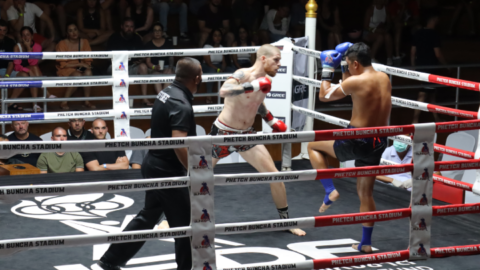 Marcin dominates Petch in the ring