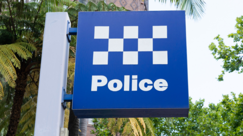 Police station sign