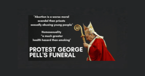 Go to Hell Pell Protest