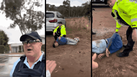 AFP Commissioner Avoids Questions About Police Assault of Peaceful Protester