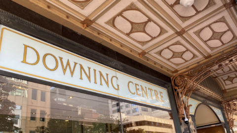 Downing Centre Sign