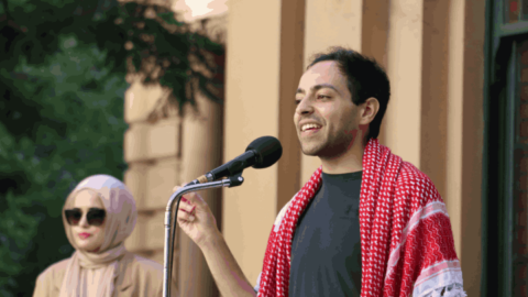 Palestinian activist Fahad Ali
