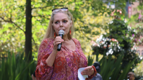 Pioneer Australian animal rights activist Lynda Stoner