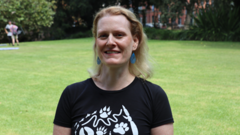 Animal Justice Party upper house candidate Alison Waters