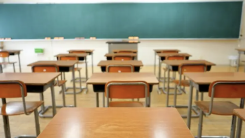 Empty classroom