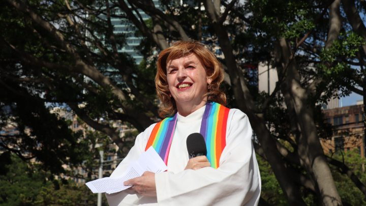 Australian priest Jo Inkpin listed the recent rising incidents of vandalism aimed at LGBTIQ-friendly churches around the city
