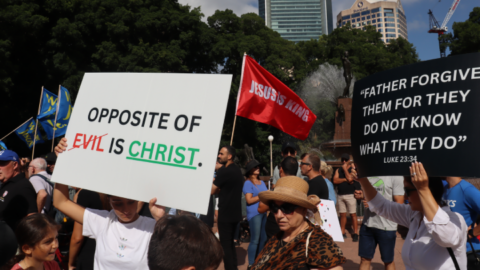 Christian Lives Matter rallies in Hyde Park on 18 March 