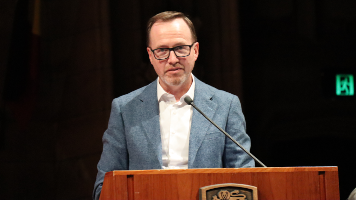 Australian Greens Senator David Shoebridge speaking at the recent Belmarsh Tribunal into the plight of Julian Assange held in Sydney 