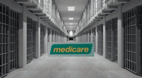Medicare denial to prisoners