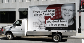 Assange Ice cream truck