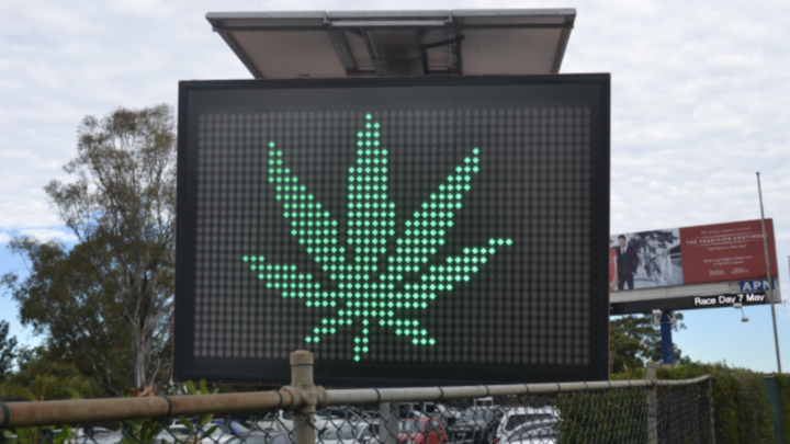 Cannabis sign