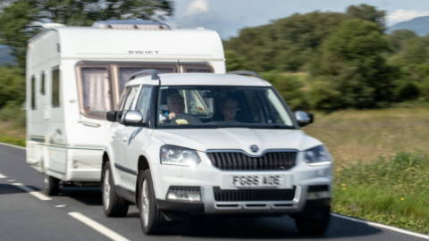 Car caravan travel