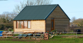 Shed on rural property