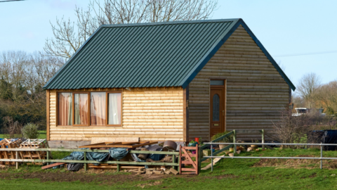 Shed on rural property