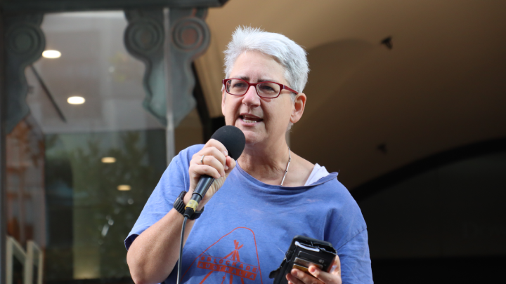 Wage Peace spokesperson Margie Pestorius