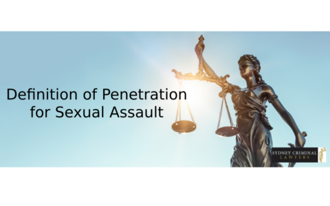 'Penetration' for a Sexual Assault
