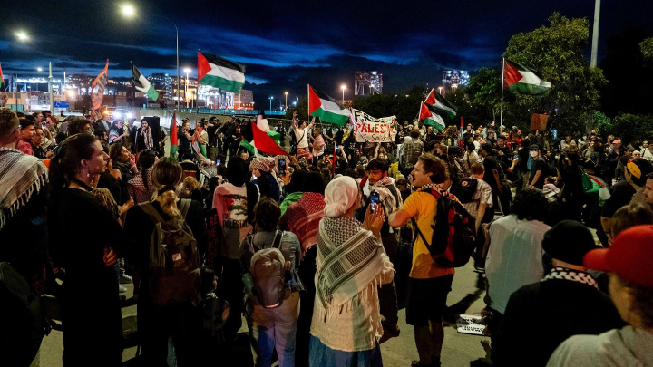 The rank-and-file support for the Palestinian people is completely at odds with that of the Australian political class and the carte blanche its provided Israel. Photo credit social justice photographer Zebedee Parkes