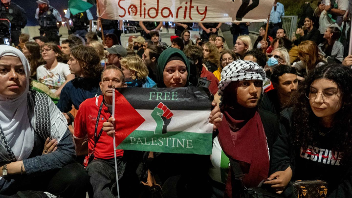 Solidarity with Palestine. Photo credit social justice photographer Zebedee Parkes