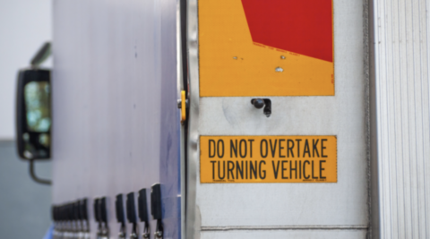 Do not overtake truck