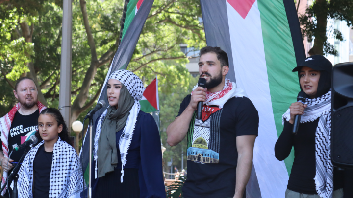 Recent winners of the Bankstown Poetry Slam, Halal Collab, performed, and you could really see why they took out the night  