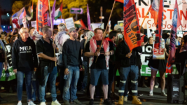 Palestinian Protesters in Sydney