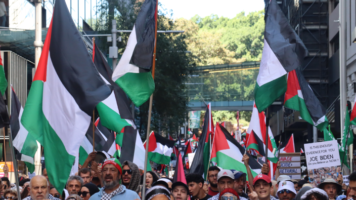 The pro-Palestinian demonstrators that are turning out week after week are disgusted by the genocide their government is supporting