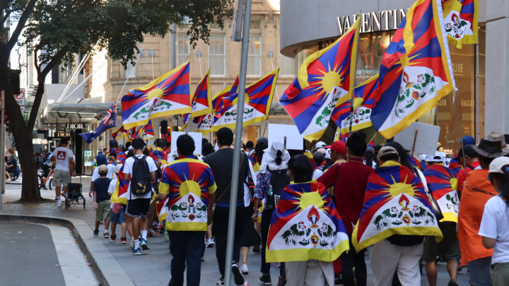 Tibet protest