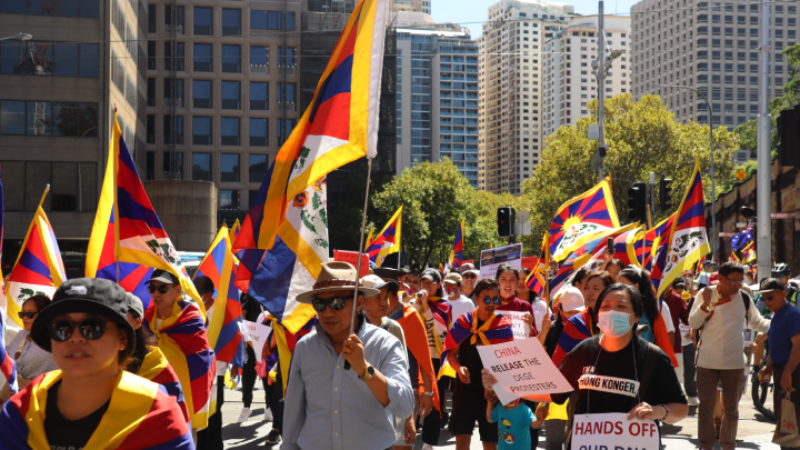 Tibet protest