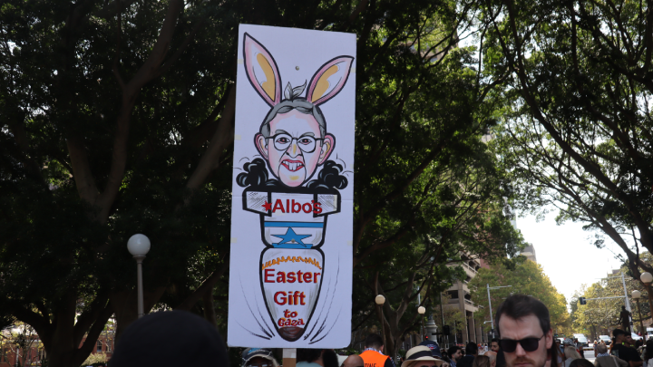 The genocide complicit prime minister Anthony Albanese drops it on the people again for Easter