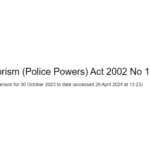 The NSW Police Powers Unlocked by the Commissioner’s Terrorism Designation