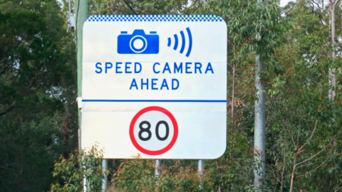 Speed camera ahead