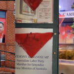 Labor Ministers Grizzle Over Spray Painted Offices, as Sea of Palestinian Blood Is Spilt