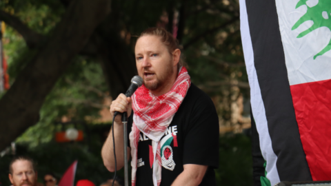 Tireless advocate for the cause Josh Lees and the Palestine Action Group are taking the NSW government to court over the imposition of yet another rights-eroding antiprotest law Tireless advocate for the cause Josh Lees and the Palestine Action Group are taking the NSW government to court over the imposition of yet another rights-eroding antiprotest law