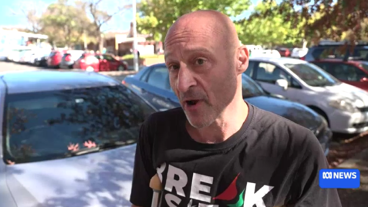 Freedom Flotilla Coalition member James Godfrey explains to the ABC why he confronted finance minister Katy Gallagher on election day Freedom Flotilla Coalition member James Godfrey explains to the ABC why he confronted finance minister Katy Gallagher on election day