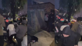 Police Thugs Let Rip on Peaceful Antigenocide Protesters on Bidjigal in Police State NSW