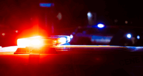 Police car lights