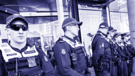 Pseudo police enforcing laws