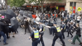 Anti racist protesters