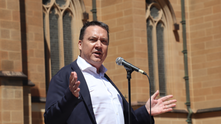 NSW Libertarian MLC John Ruddick was blown away by the persistence of the crowd NSW Libertarian MLC John Ruddick was blown away by the persistence of the crowd
