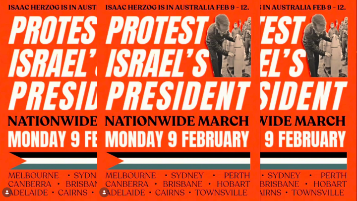 Australian visit of Israeli prime minister