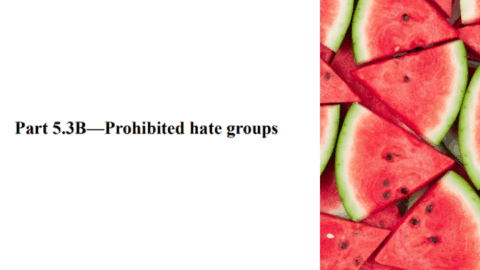 Federal hate group laws in Australia
