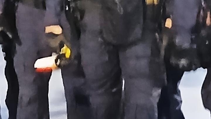 Some NSW police officer carried their pepper spray canister around at the ready at Monday night&rsquo;s Herzog rally