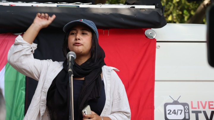 Palestine Action Group’s Jasmine Al-Rawi outlined that Israel has broken the Trump-brokered hoax of a ceasefire over 1,000 times Palestine Action Group’s Jasmine Al-Rawi outlined that Israel has broken the Trump-brokered hoax of a ceasefire over 1,000 times