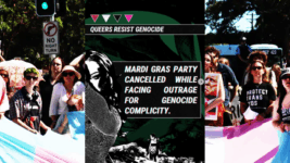 Pride protest Miles Carte